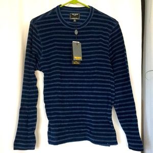 Todd Snyder Long Sleeve Terry Stripe Crew NWT
